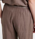 Velvet Lola linen wide-leg pants