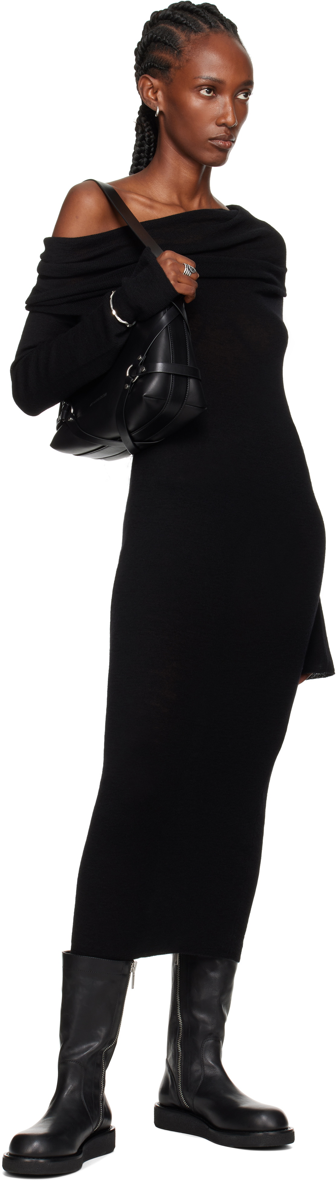 Ann Demeulemeester Black Tamar Small Shoulder Bag