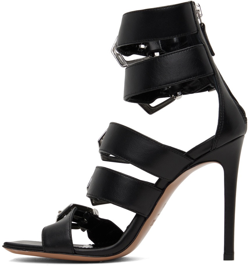 【関税込み】Paris Texas ブラック Ursula ヒールサンダル Paris Texas Black Ursula Heeled Sandals Paris Texas
