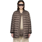 Rick Owens Moncler + Rick Owens Brown Flight Down Jacket