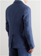 Sunspel - Linen Suit Jacket - Blue