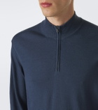 Sunspel Wool half-zip sweater