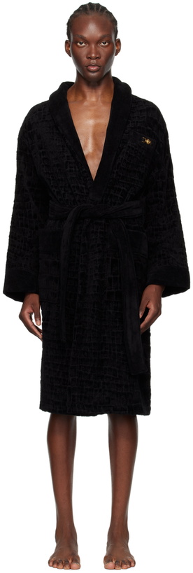 Photo: Versace Underwear Black Icon Robe