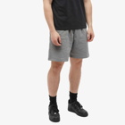 Nike Men's Solo Swoosh Short in Flat Pewter/White