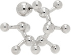 Lorette Colé Duprat Silver Chromo 1 Single Earring