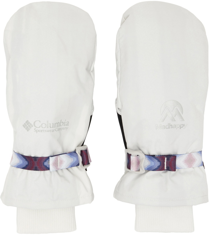 Photo: Madhappy White Columbia Edition Bugaboo Interchange 2-In-1 Mittens & Gloves