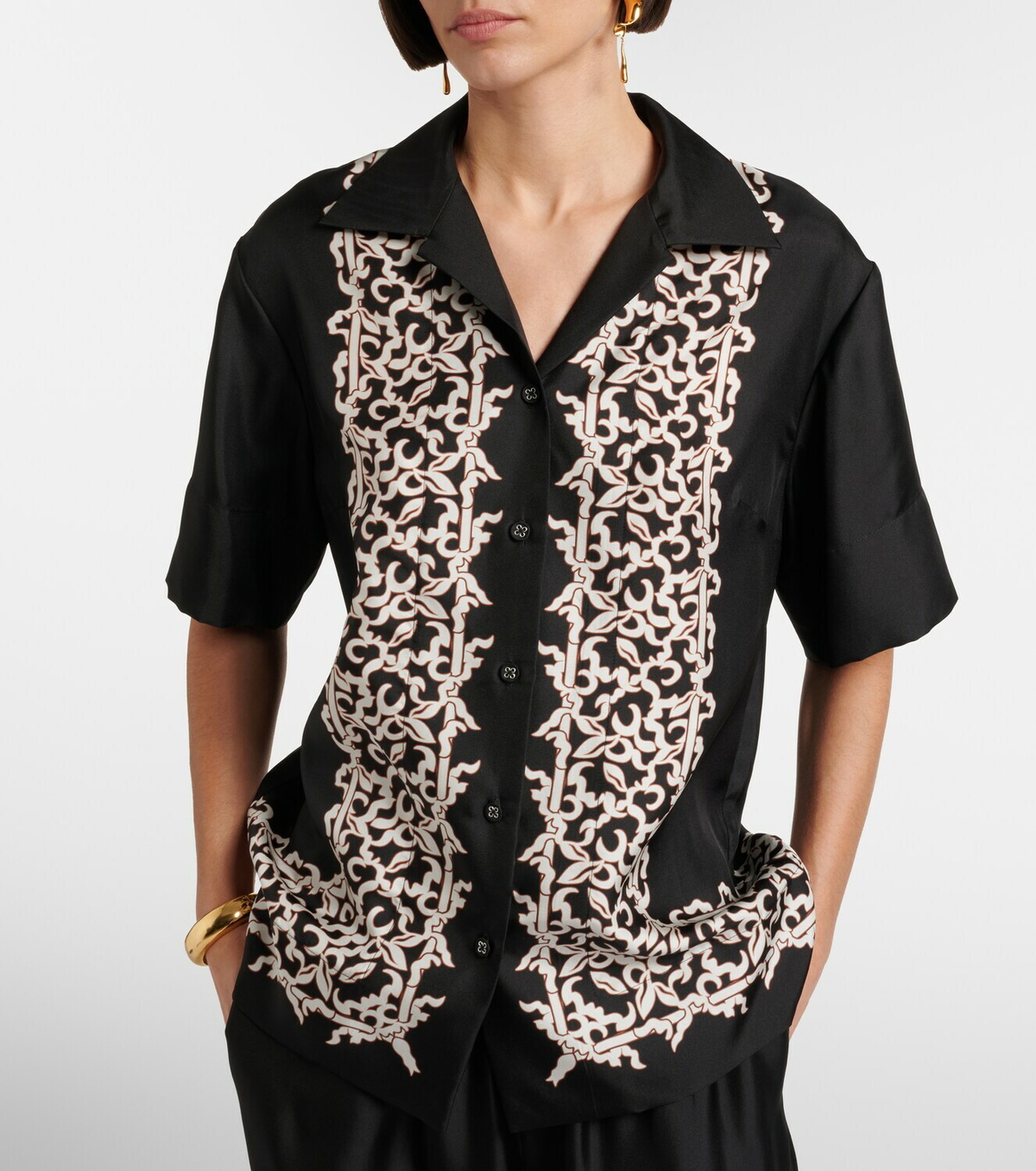 Rebecca Vallance Sundia silk shirt