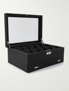 WOLF - Roadster Full-Grain Vegan Leather Ten-Piece Watch Box