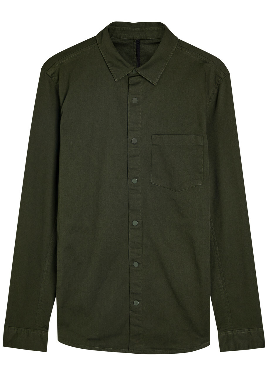 Lestrange Stretch-cotton Overshirt Khaki