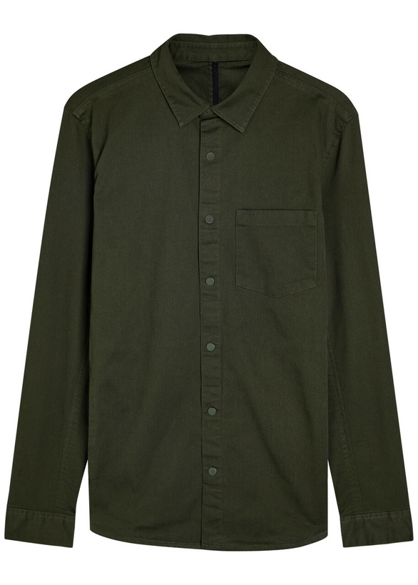 Photo: Lestrange Stretch-cotton Overshirt Khaki