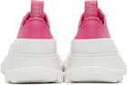 Alexander McQueen Pink Tread Slick Sneakers