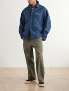Visvim - Embroidered Wool and Silk-Blend-Gabardine Jacket - Blue