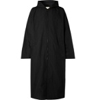 Fear of God - Oversized Logo-Print Nylon Hooded Raincoat - Black