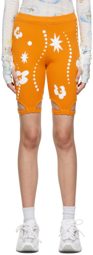 Photo: Kijun Orange Banding Bike Shorts