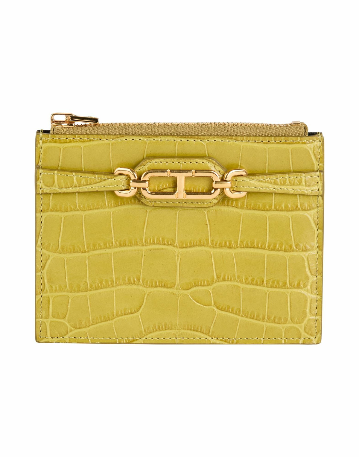 Tom Ford Womens Cardholder Lime in Green