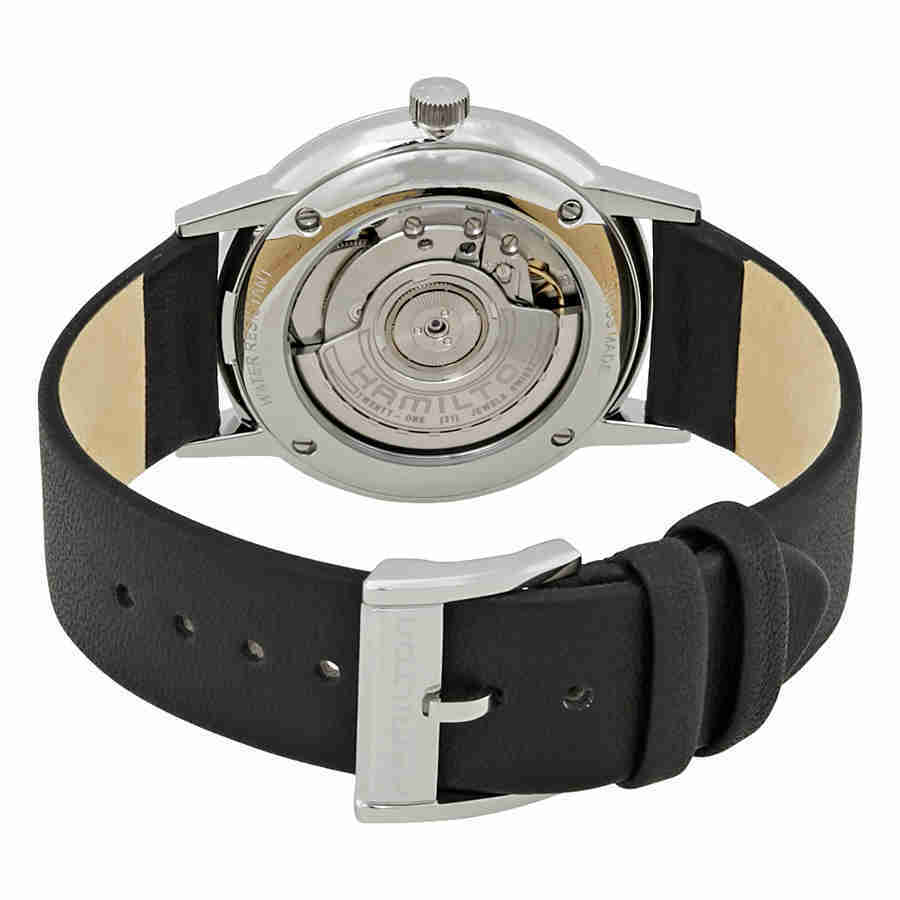 Hamilton Intra-Matic Automatic Black Dial Mens Watch H38455781