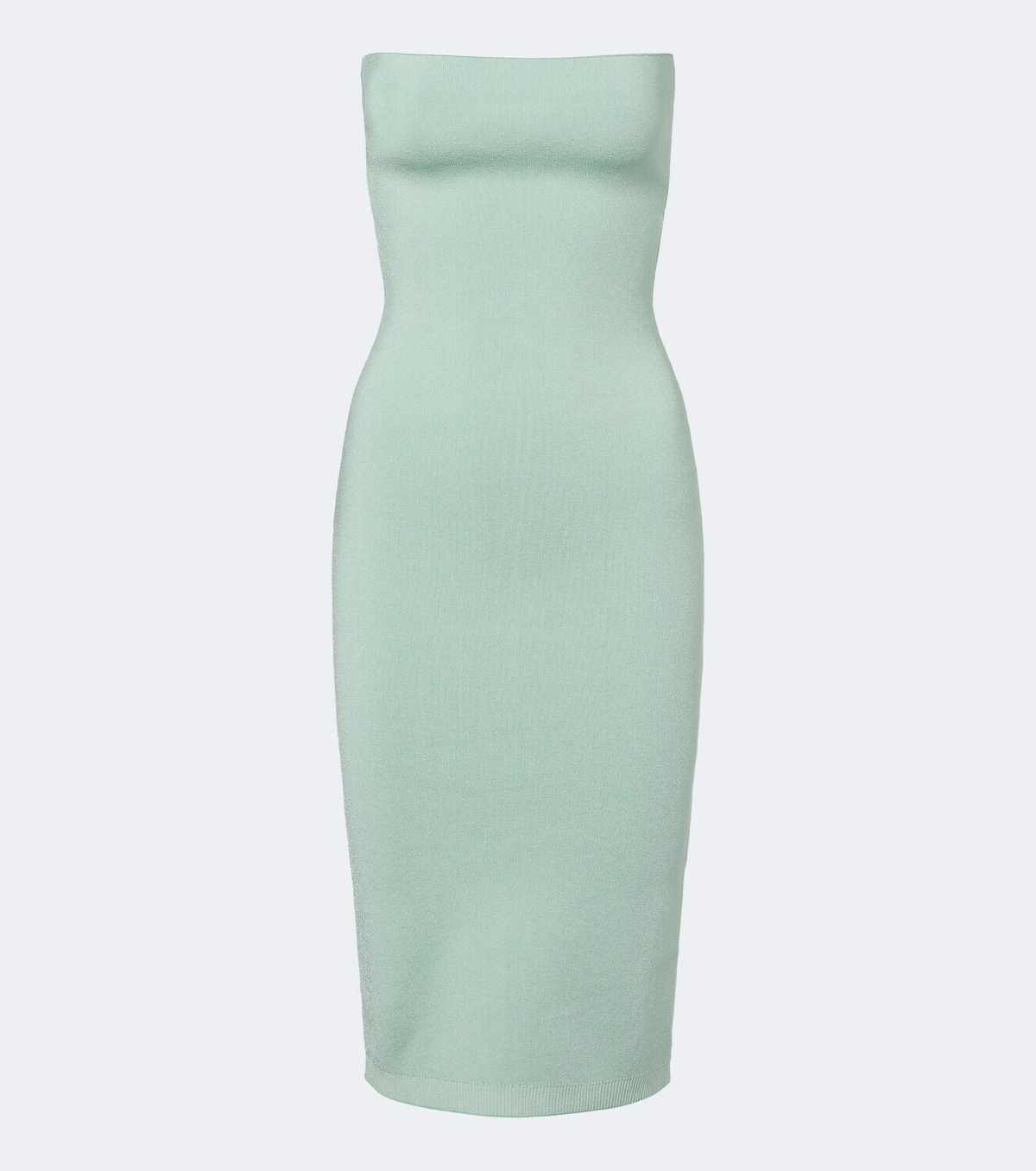 Jacquemus Sera strapless piqué midi dress