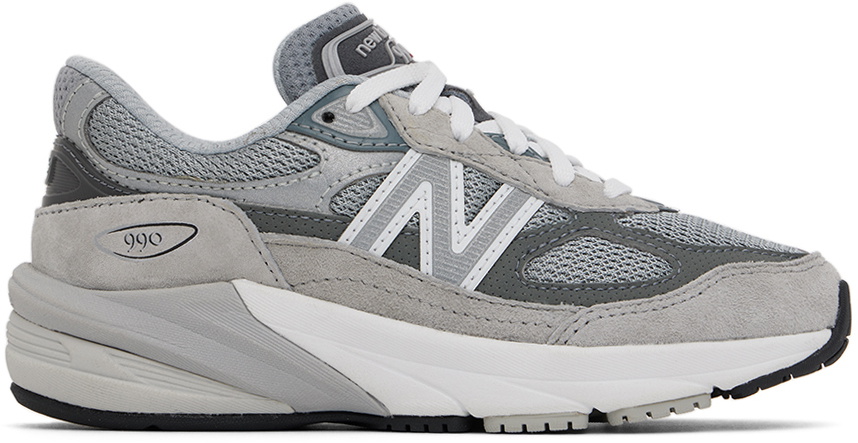 New Balance Kids Gray 990v6 Sneakers New Balance