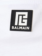 BALMAIN - Oversized Logo Printed Cotton T-shirt