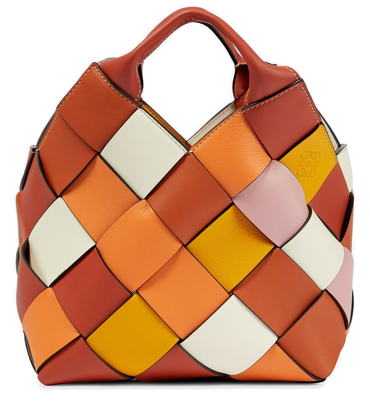 トートバッグ LOEWE  Loewe x Paula Print Tote in Orange Loewe x Paula's Ibiza Mini Anagram Basket Bag | Liberty
