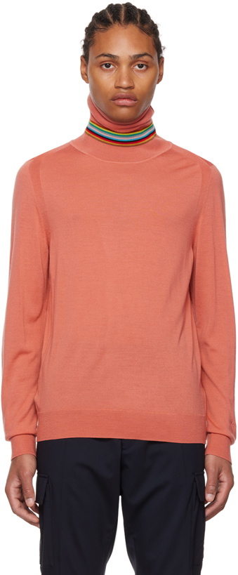 Photo: Paul Smith Pink Roll Turtleneck