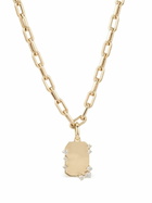 Adina Reyter 14kt Yellow Gold Dog Tag Diamond Necklace
