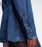 Dries Van Noten Checked denim shirt
