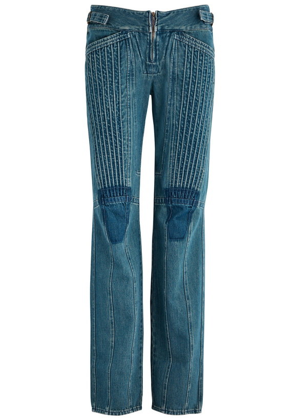 Photo: Knwls Panelled Straight-leg Jeans Navy