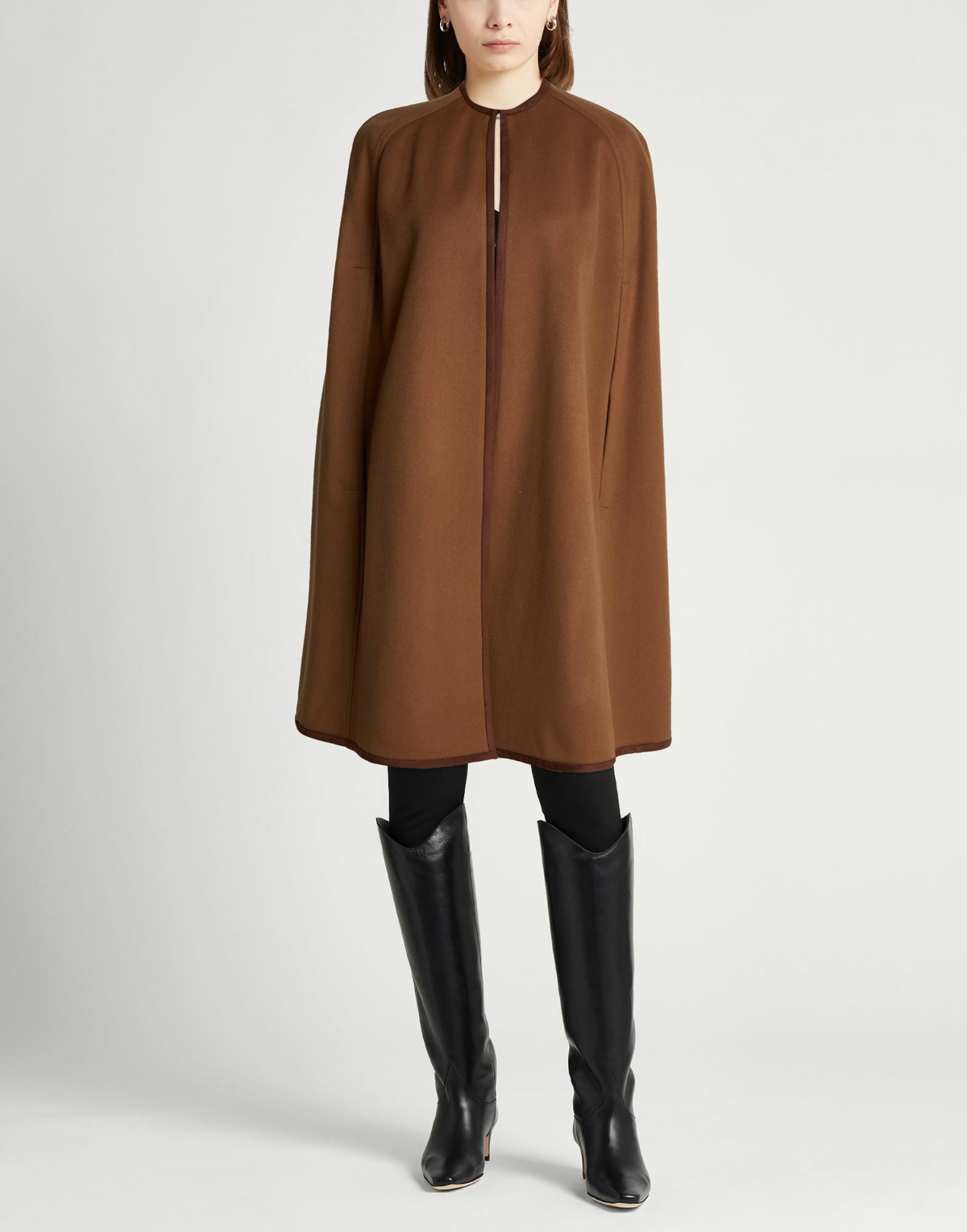 Drumohr Womens Cape in Brown