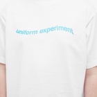 Uniform Experiment Men's Warp Logo T-Shirt in White