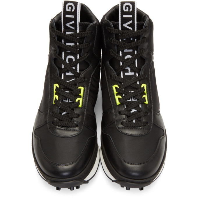 Givenchy Black TR3 Runner High-Top Sneakers Givenchy