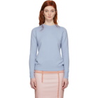 Victoria Beckham Blue Cashmere Sweater