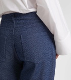 Tove Axel cotton-blend straight pants