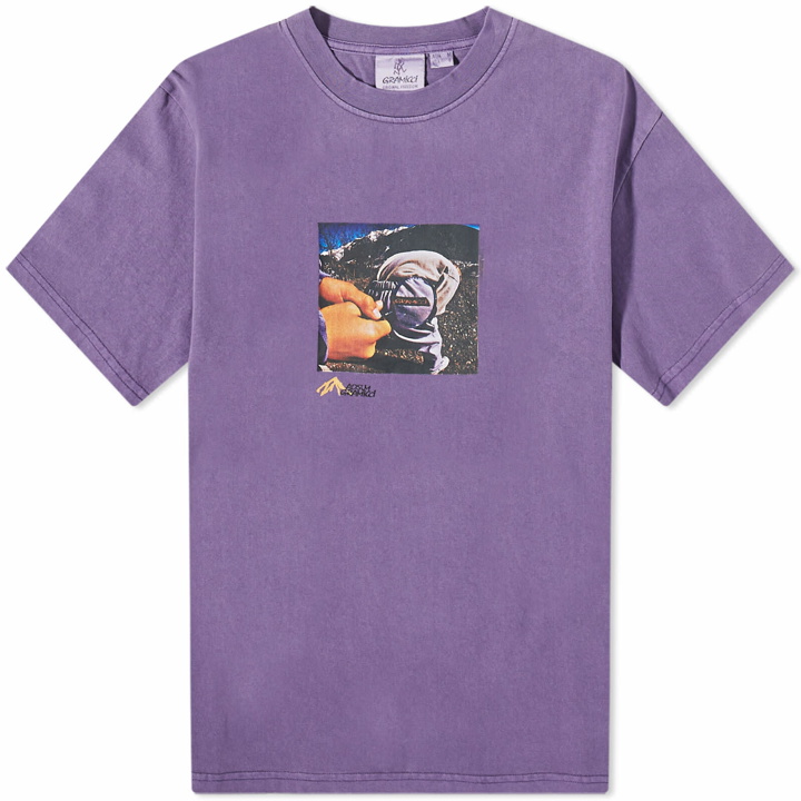 Photo: Gramicci x Adsum Garment Dyed T-Shirt in Purple