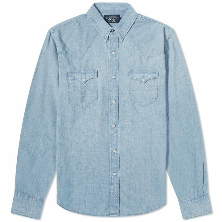 Photo: RRL Men's Buffalo Western Shirt in Davey Wash