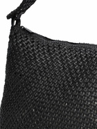 ST.AGNI Macramé Woven Leather Shoulder Bag