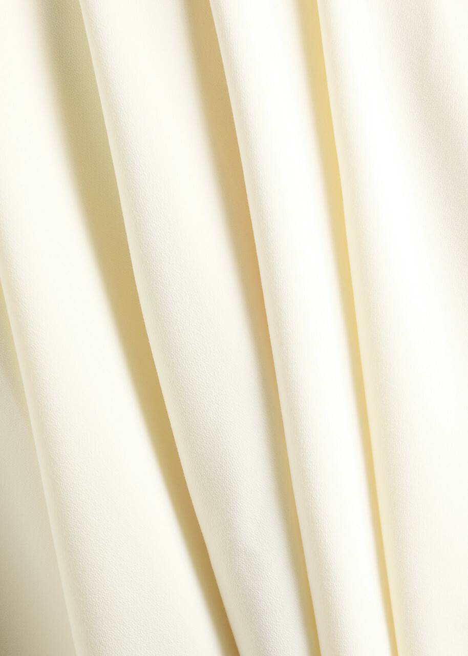Roland Mouret Strapless Crepe Midi Dress Cream