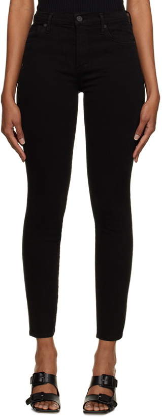 Photo: Citizens of Humanity Black Rocket Ankle Skinny Jeans