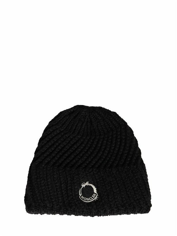 Photo: MONCLER - Cny Wool Blend Tricot Beanie