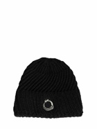 MONCLER - Cny Wool Blend Tricot Beanie