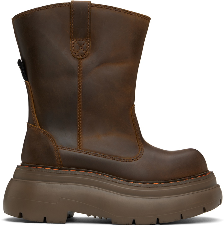 Photo: R13 Brown Chunky Workwear Boots