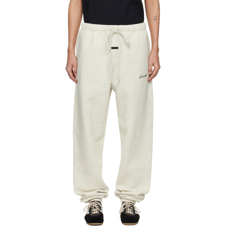 Photo: Fear of God ESSENTIALS Off-White Classic Sweatpants