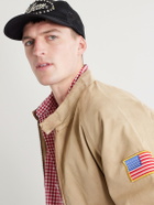 Cherry Los Angeles - 6 Star Logo-Embroidered Studded Canvas and Mesh Baseball Cap