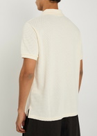 Polo Ralph Lauren Piqué-knit Cotton-blend Polo Shirt Cream