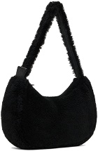 Yves Salomon Black Fur Shoulder Bag