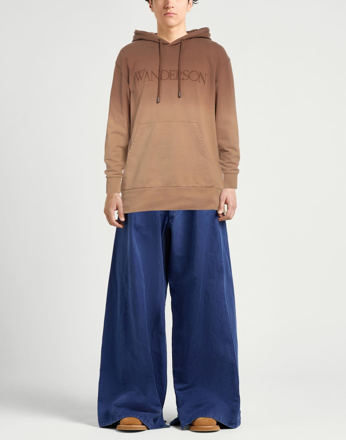 Jw Anderson Mens Sweatshirt in Brown