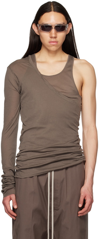 Photo: Rick Owens Gray Ziggy Banana Tank Top