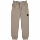 Stone Island Men's Garment Dyed Pocket Sweat Pants in Dove Grey