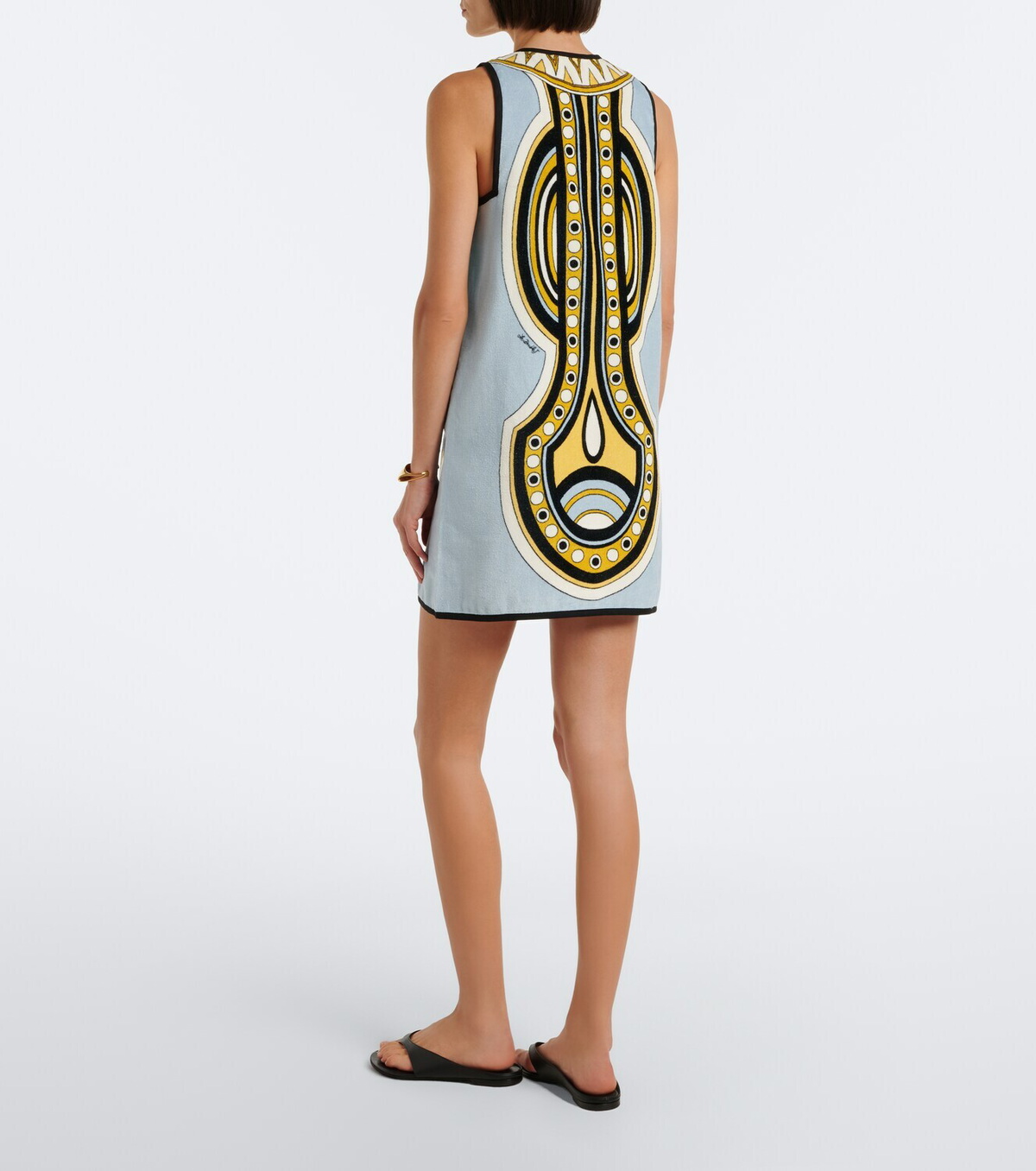 La DoubleJ Totem printed cotton minidress