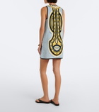 La DoubleJ Totem printed cotton minidress